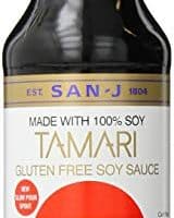 San-J Tamari Gluten Free Soy Sauce, Reduced Sodium, 10 Fl. Oz. Bottle (2 Pack)