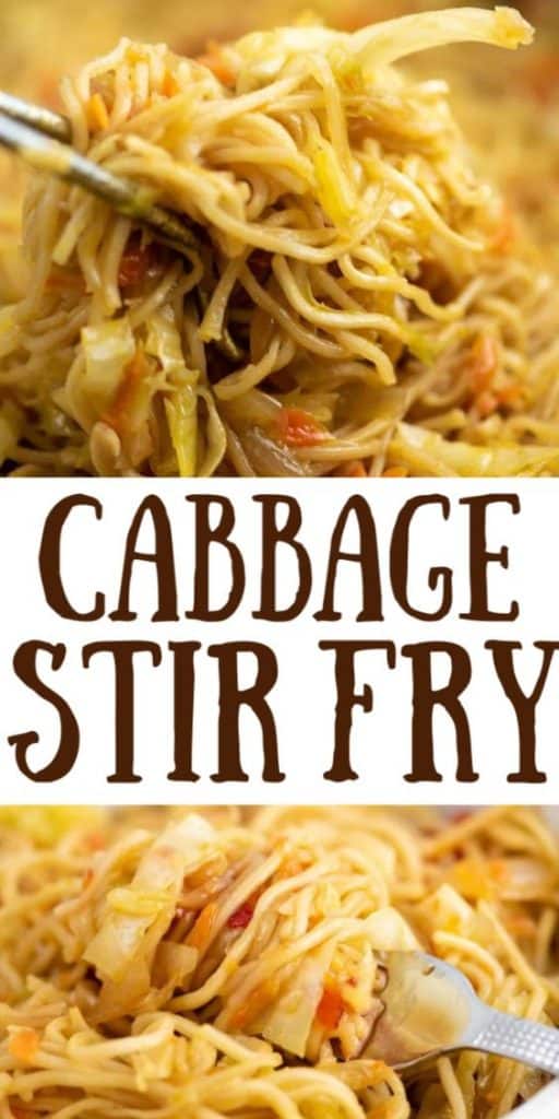 image with text "cabbage stir fry"