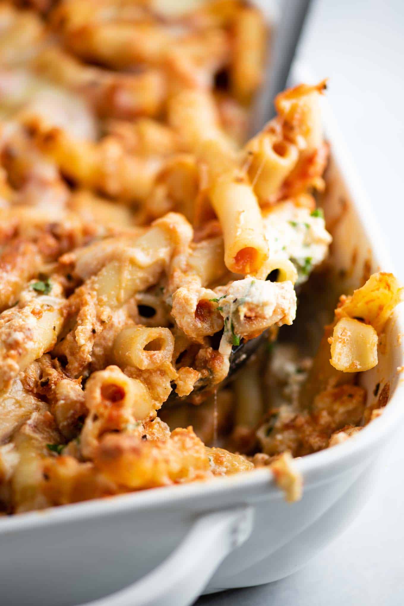 Easy Three Cheese Baked Ziti Recipe - Build Your Bite