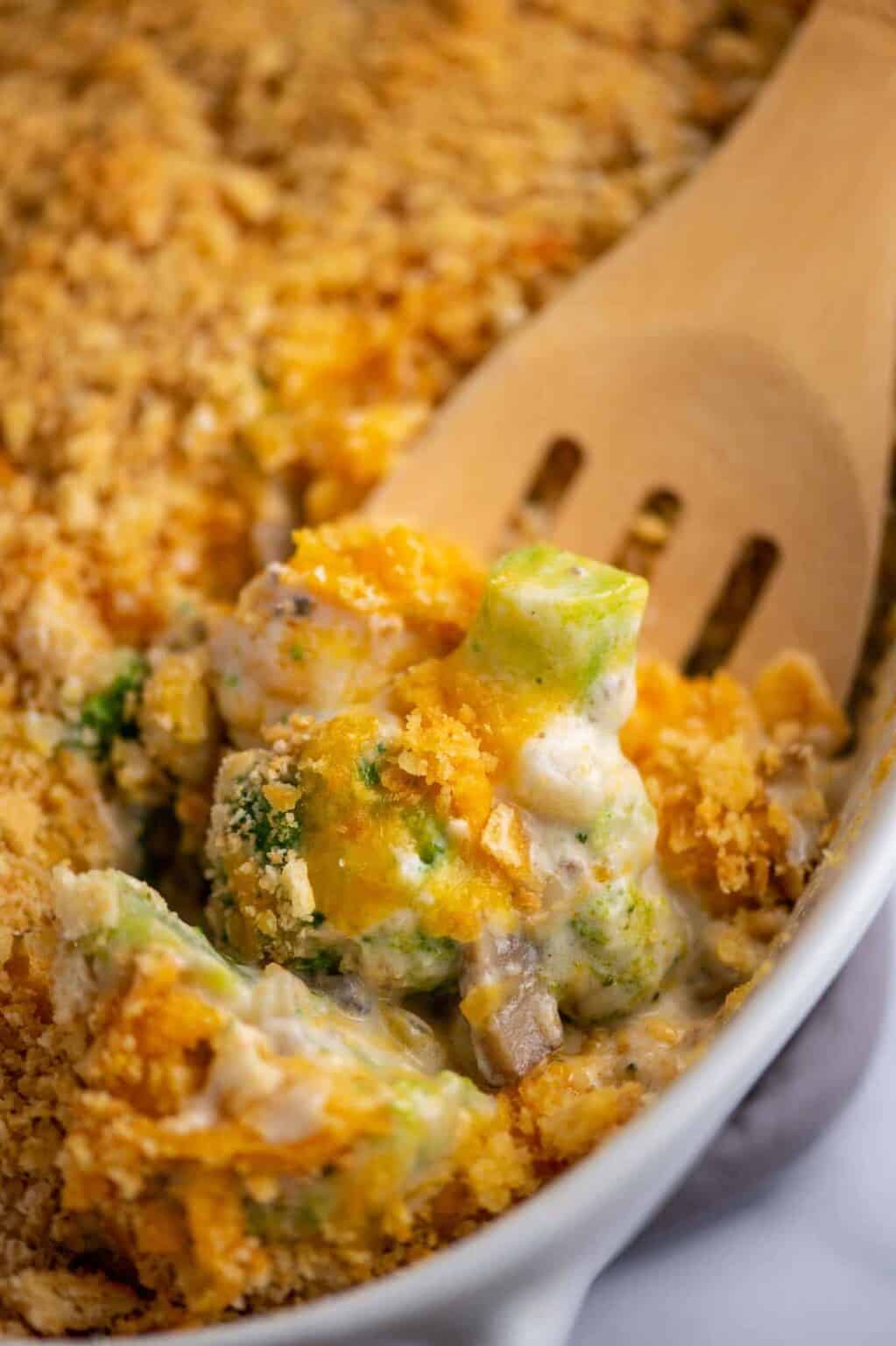 The Best Broccoli Casserole With Ritz Crackers Build Your Bite 