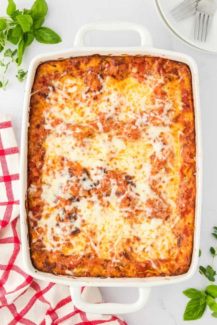 Cheese Lasagna with Ricotta Cheese - Build Your Bite