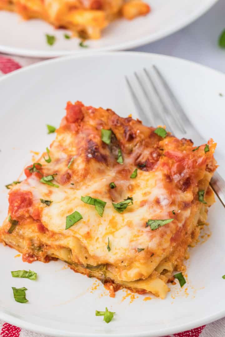 Cheese Lasagna with Ricotta Cheese - Build Your Bite