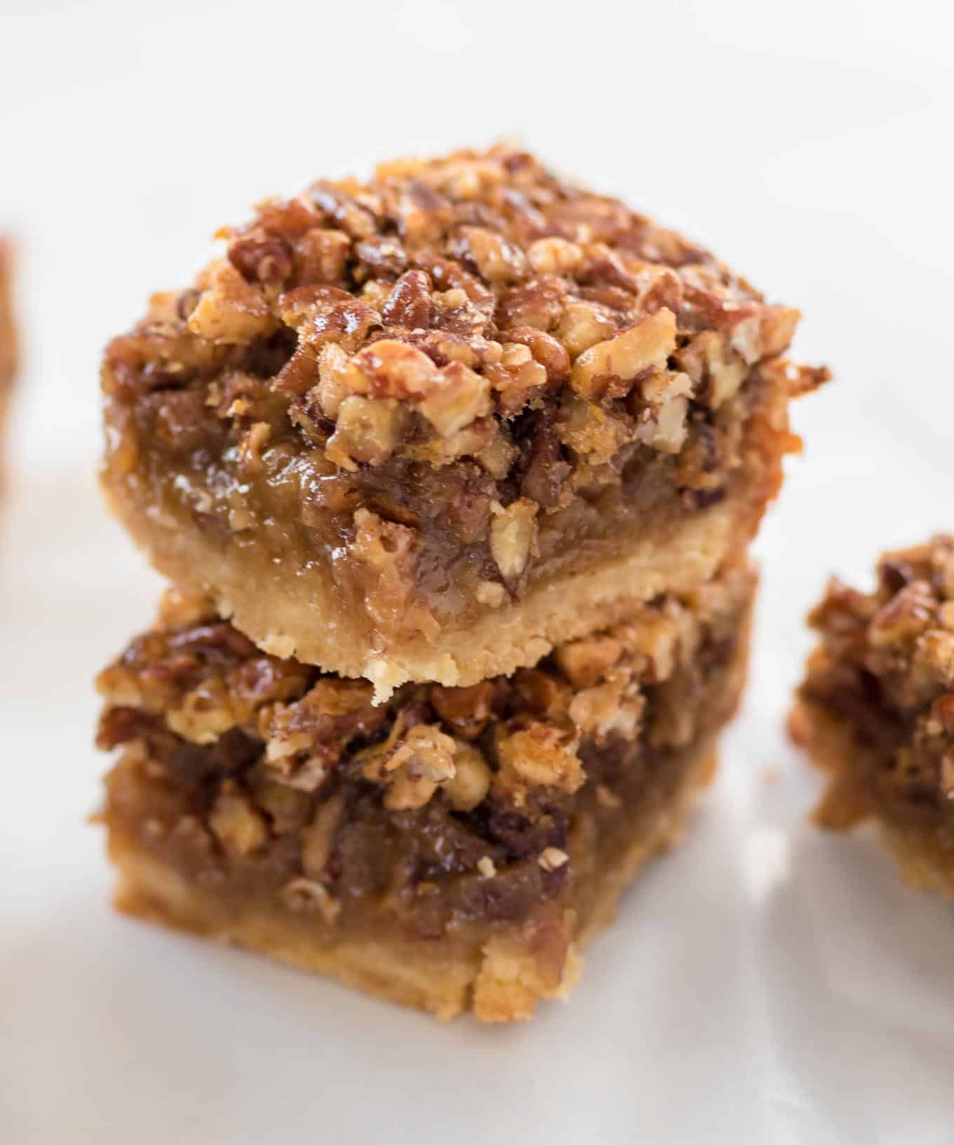 Pecan Pie Bars with Real Maple Syrup - Build Your Bite