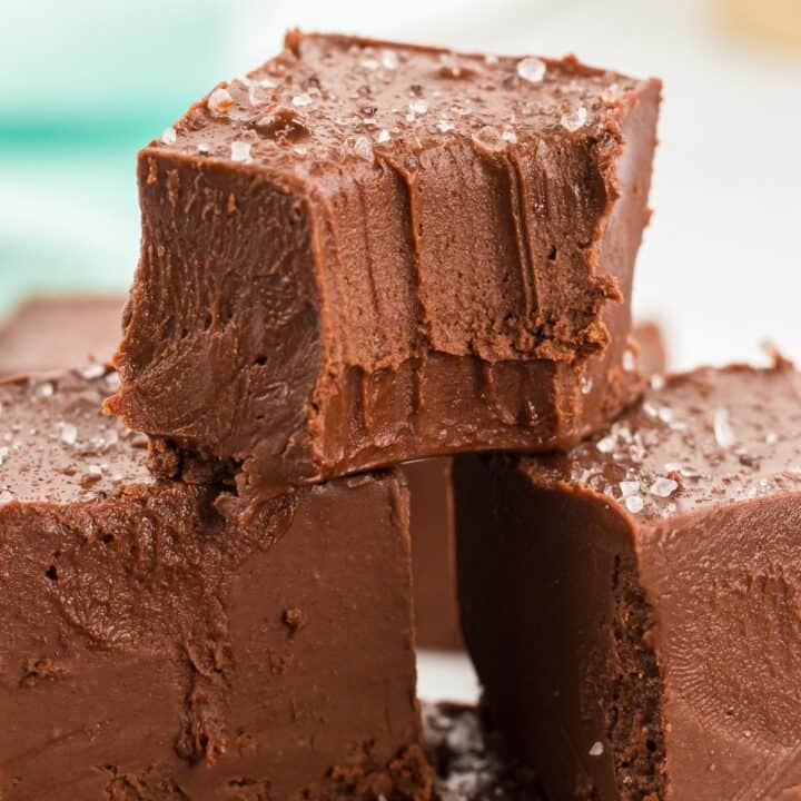 Vegan Chocolate Peanut Butter Fudge - Build Your Bite