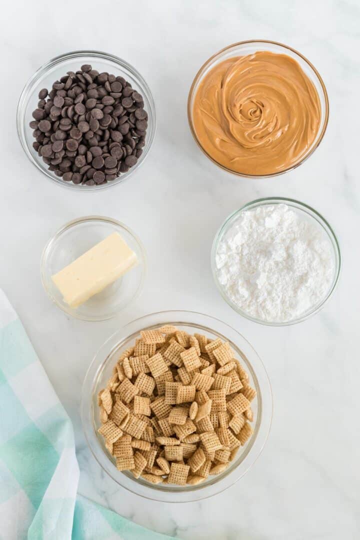 Vegan Puppy Chow aka Muddy Buddies Recipe - Build Your Bite