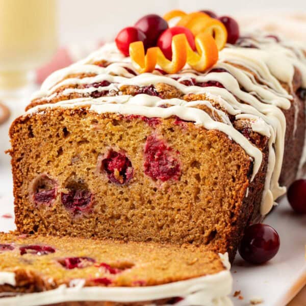 cranberry eggnog bread