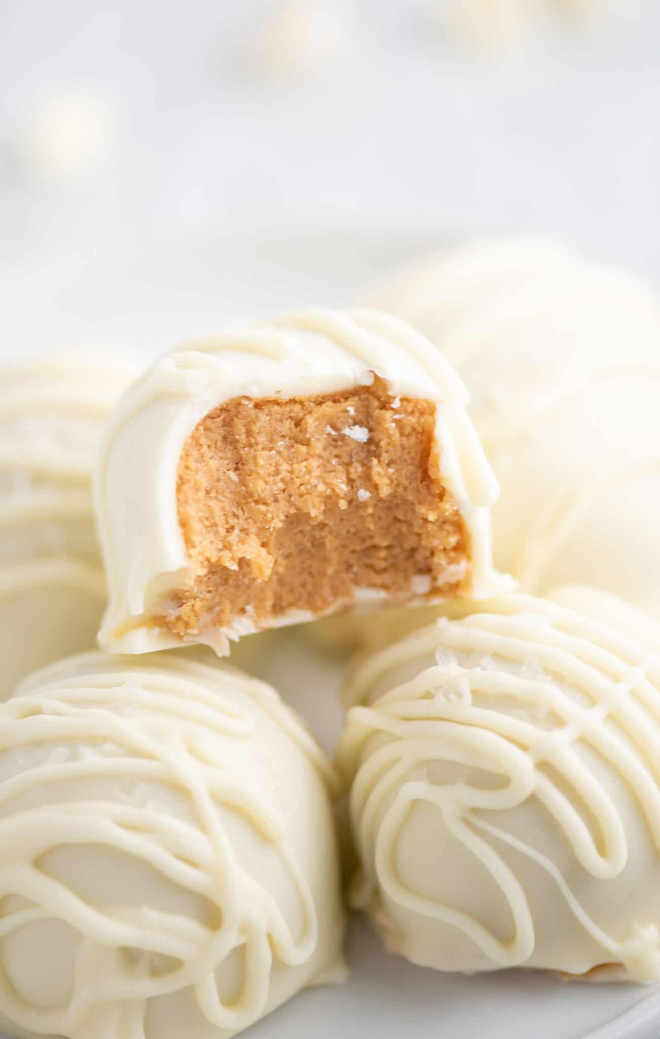 White Chocolate Peanut Butter Balls Build Your Bite