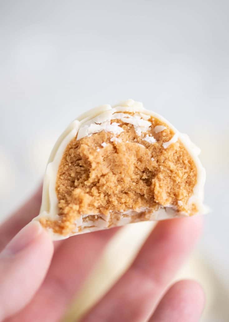 White Chocolate Peanut Butter Balls Build Your Bite