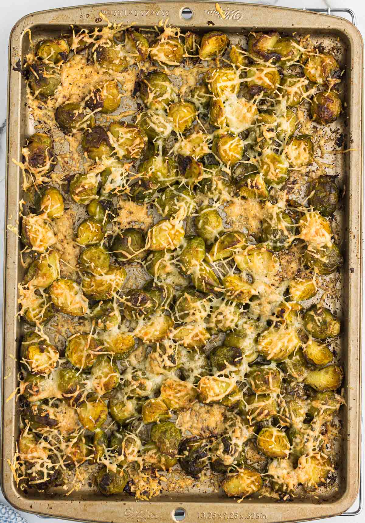 roasted frozen brussel sprouts with parmesan cheese