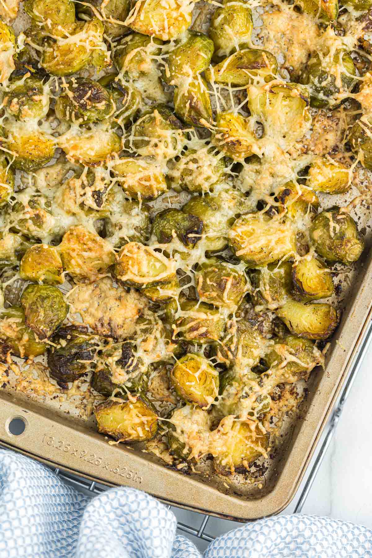 roasted frozen brussel sprouts with parmesan cheese