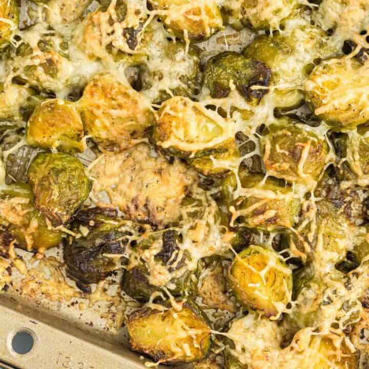 roasted frozen brussel sprouts with parmesan cheese