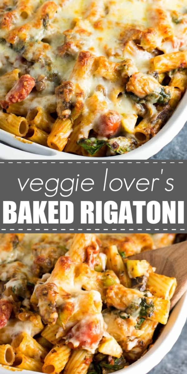 Veggie Lover's Baked Rigatoni Build Your Bite