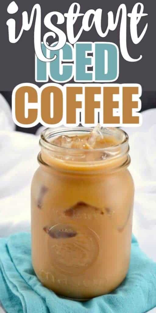 image with text "instant iced coffee"