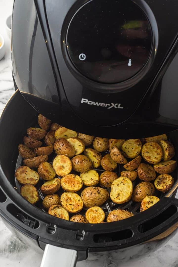 Air Fryer Baby Potatoes Recipe - Build Your Bite