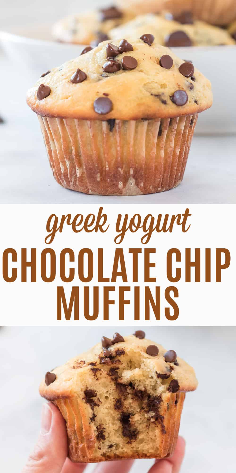 Greek Yogurt Chocolate Chip Muffins Recipe - Build Your Bite