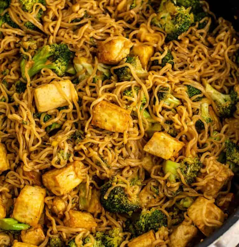 Broccoli Tofu Ramen Noodles Stir Fry Build Your Bite
