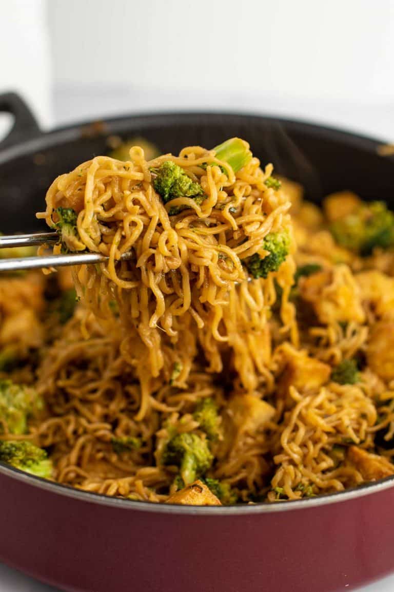 Broccoli Tofu Ramen Noodles Stir Fry Build Your Bite