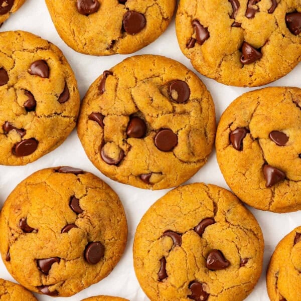 vegan pumpkin chocolate chip cookies