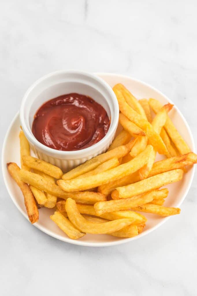 Air Fryer Frozen French Fries - Build Your Bite