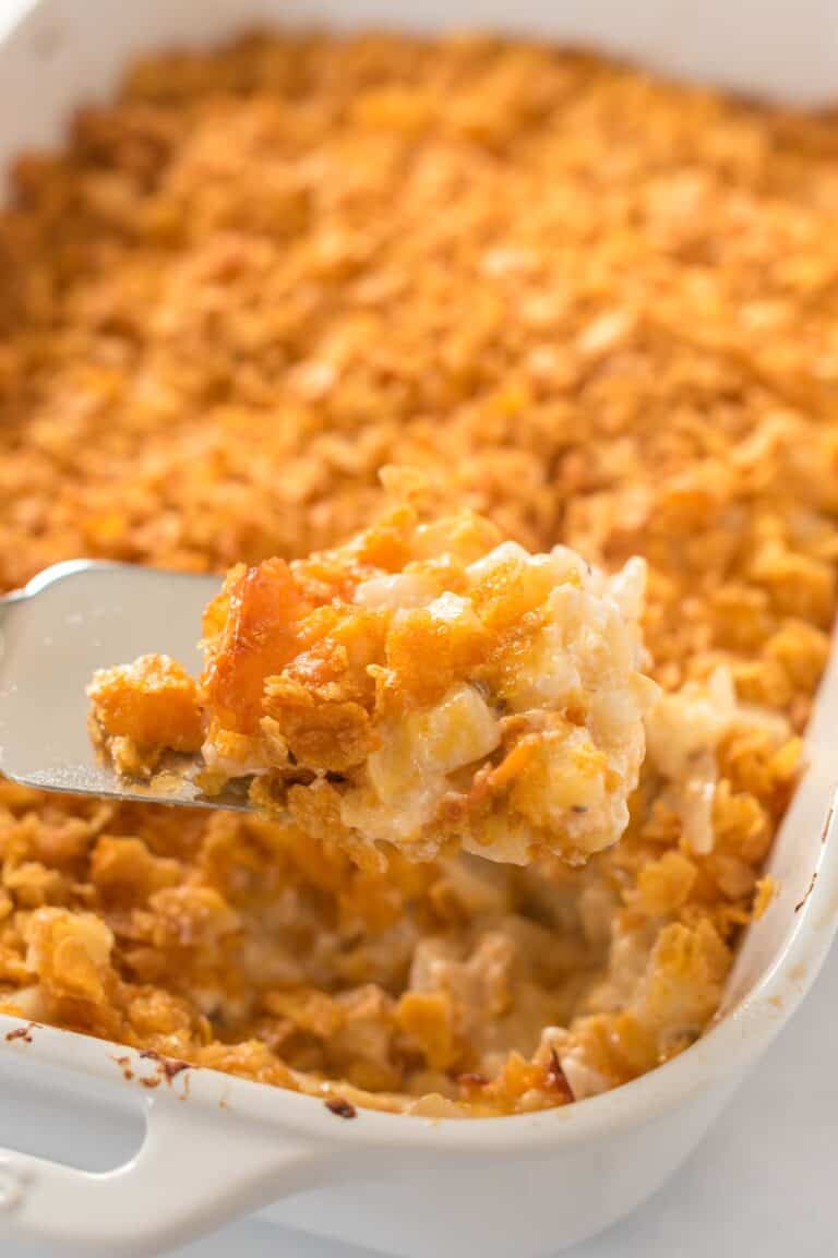 Funeral Potatoes Recipe (Cheesy Potatoes) - Build Your Bite