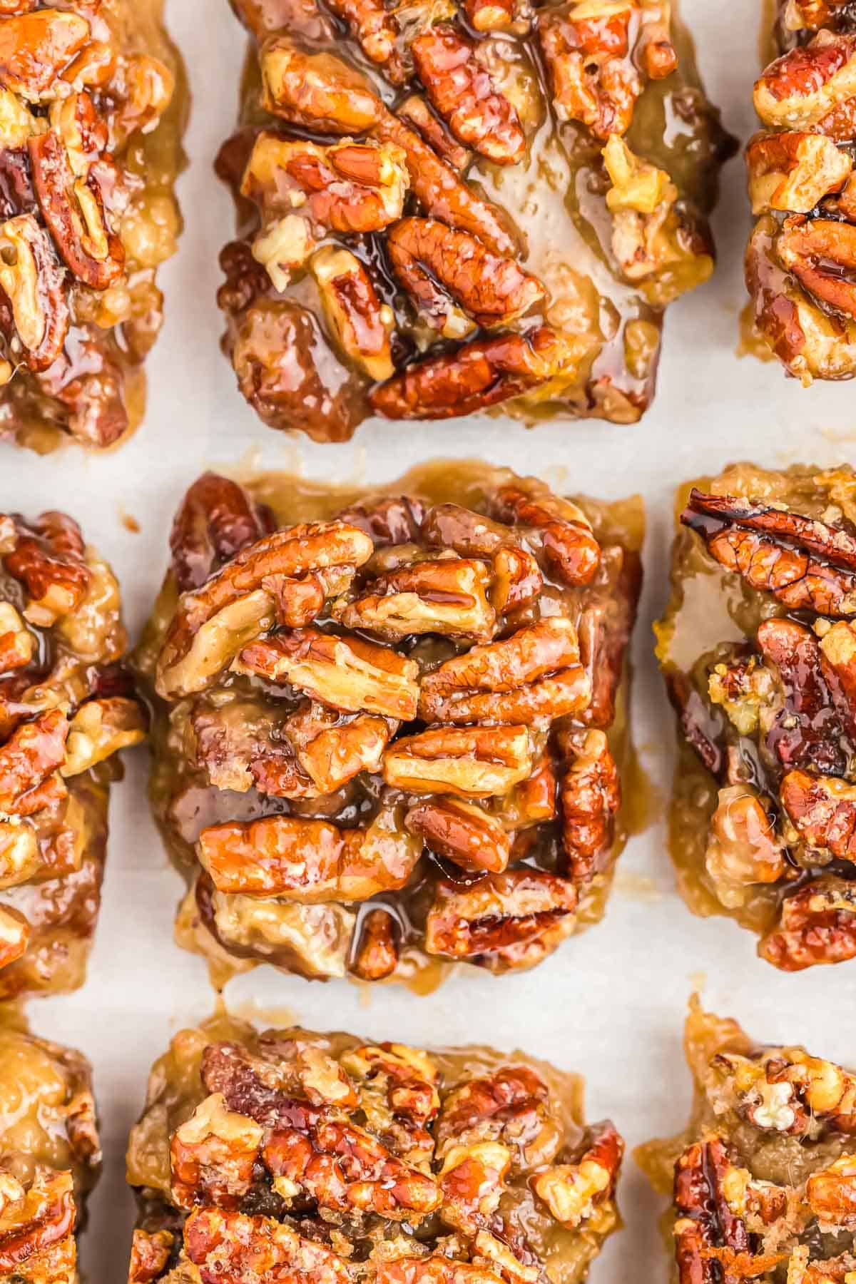 pecan pie bars without corn syrup