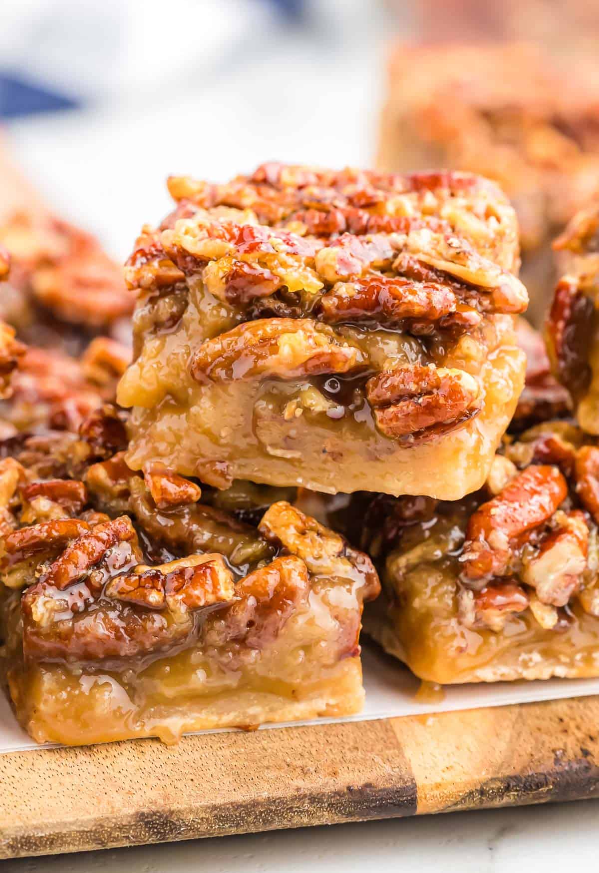 homemade pecan pie bars