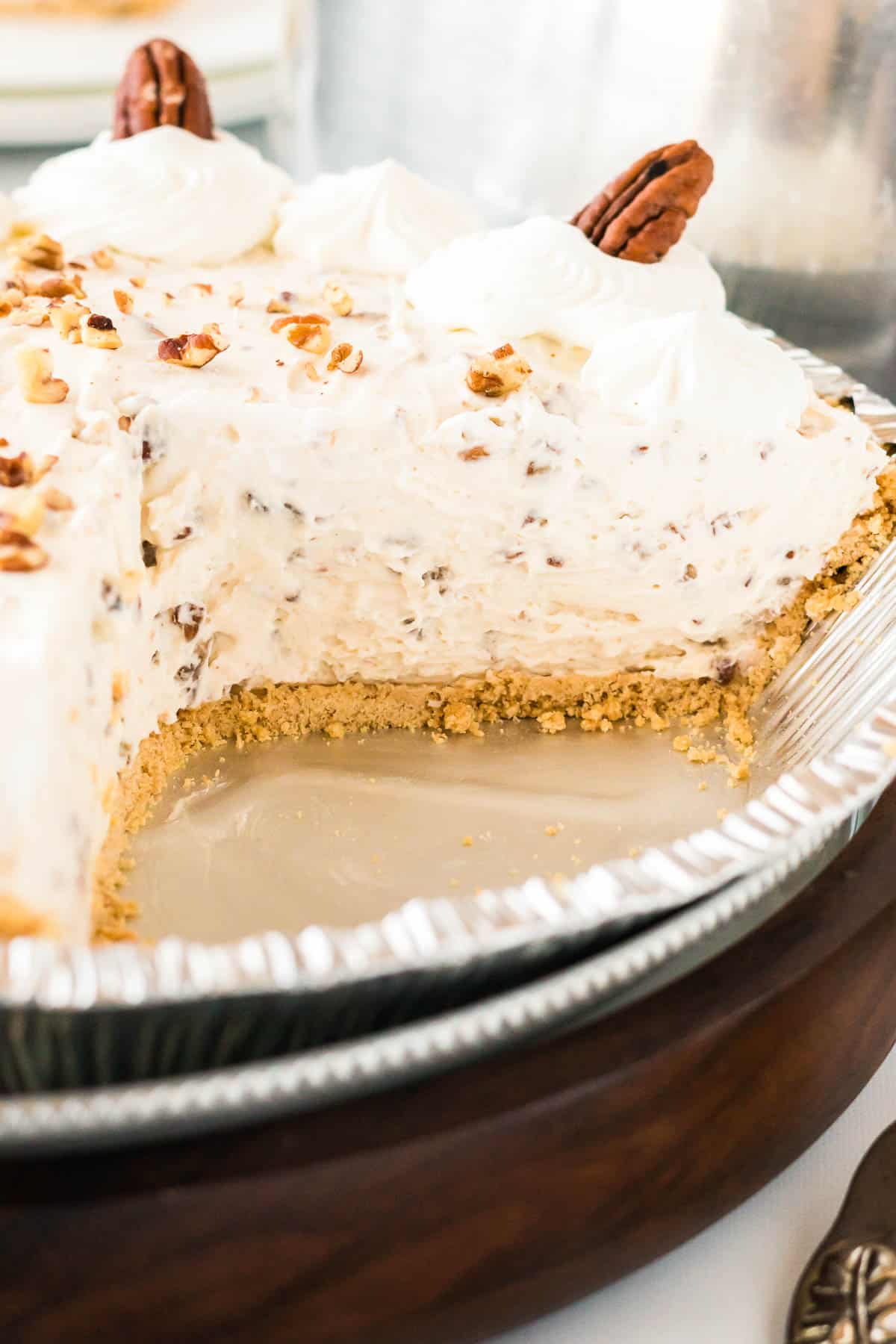 no bake pecan pie