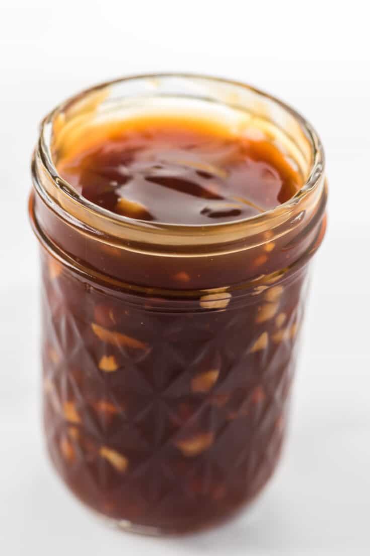 teriyaki sauce in a jar