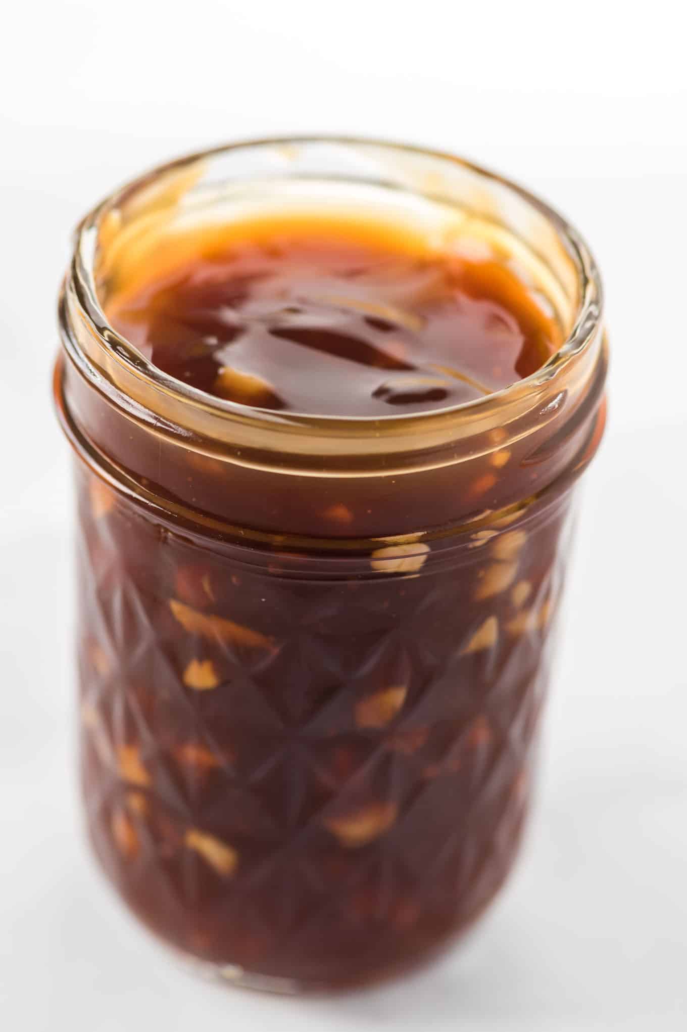 teriyaki sauce in a jar