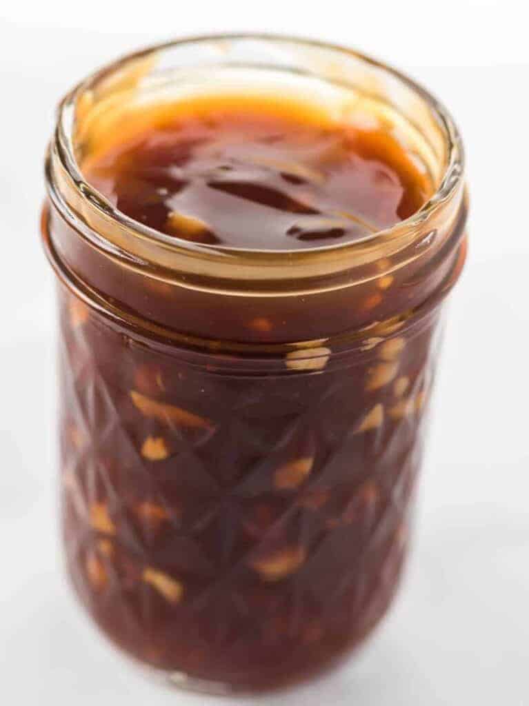 teriyaki sauce in a jar