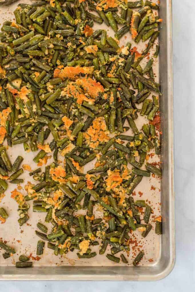 Roasted Frozen Green Beans – Sugary Logic