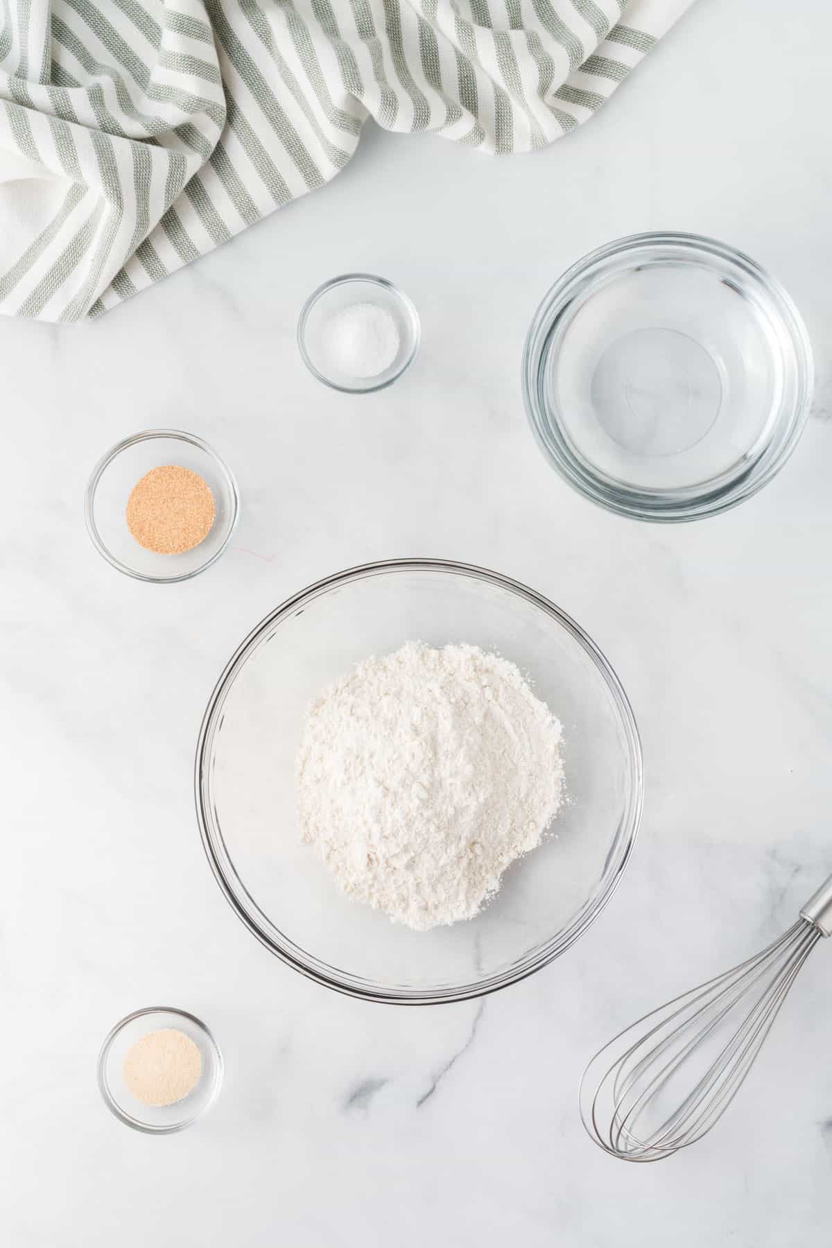 ingredients to make the batter