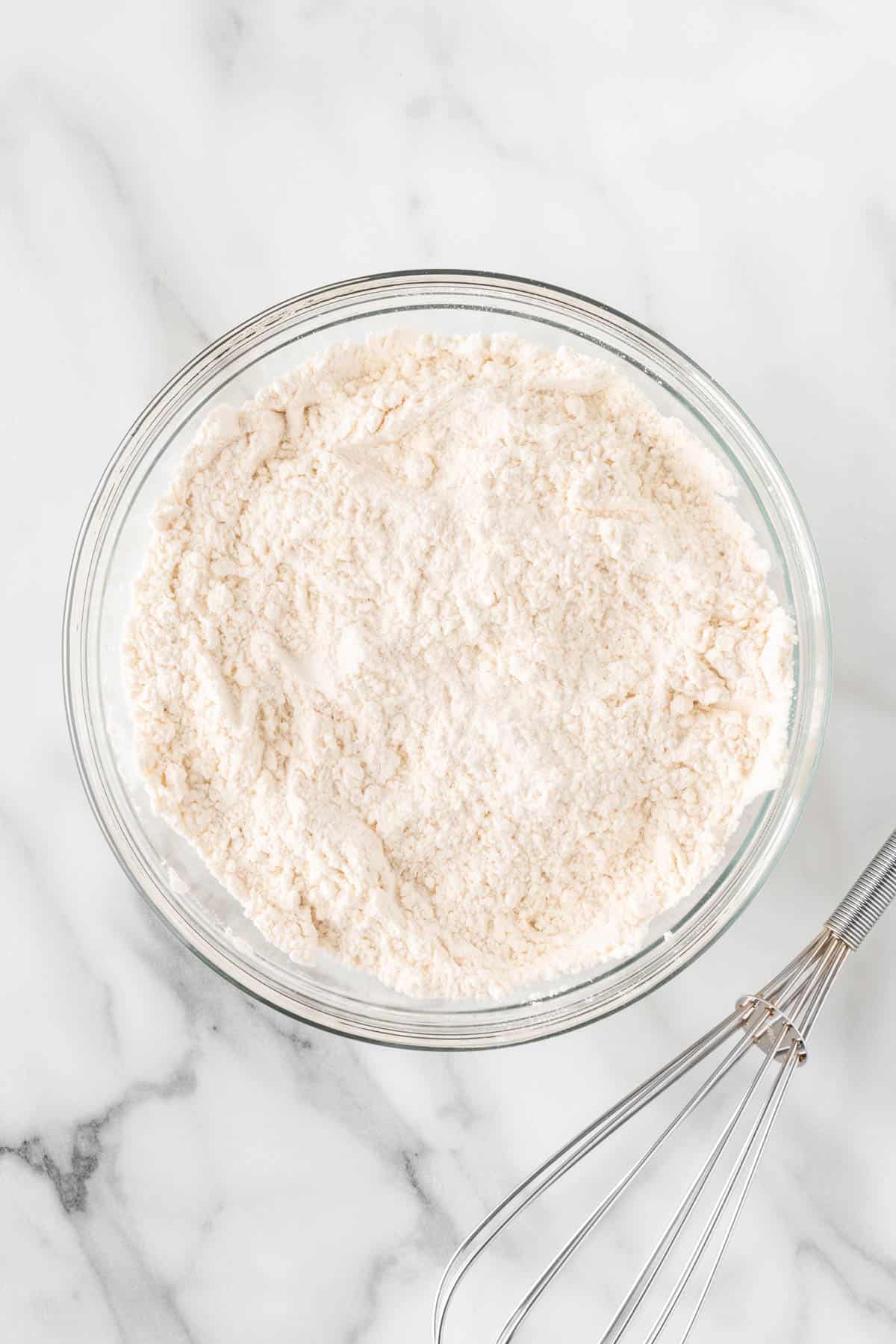 dry ingredients in a bowl