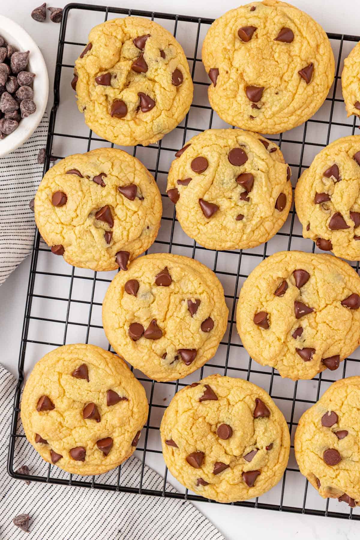 cake mix chocolate chip cookies