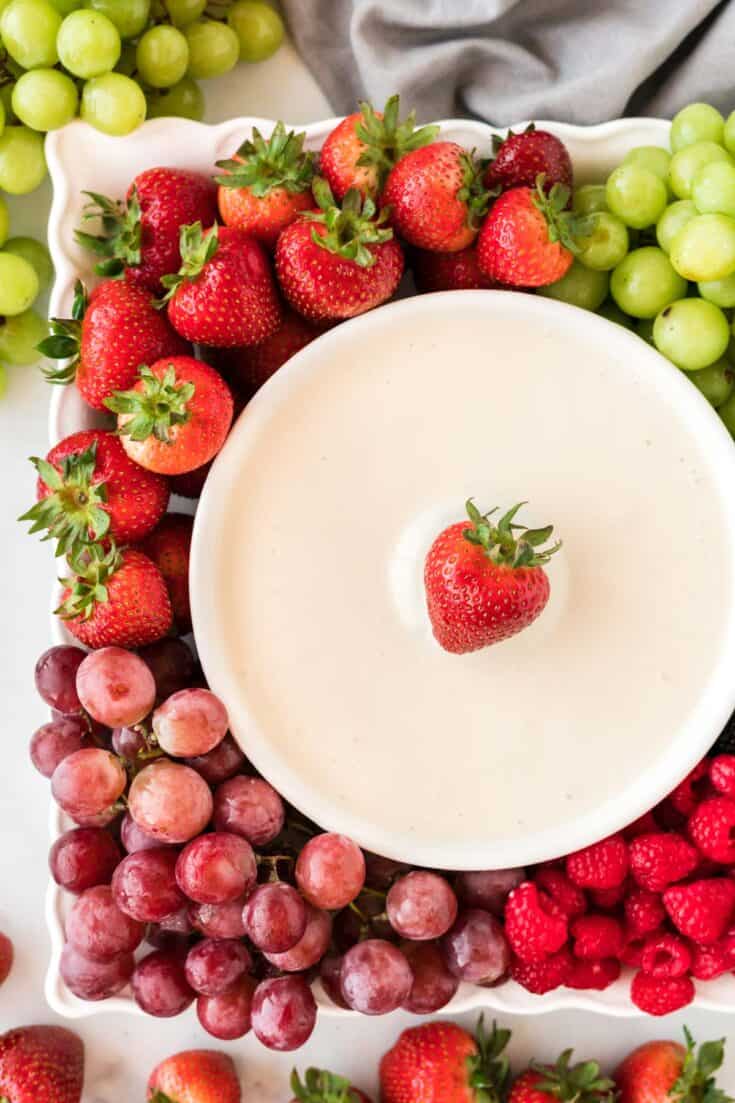 Easy Cream Cheese Fruit Dip Recipe Build Your Bite