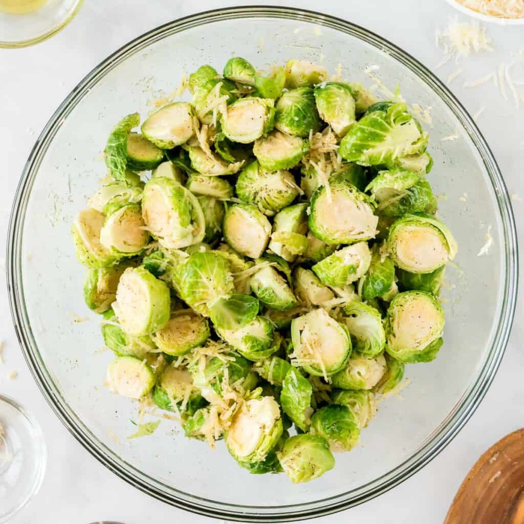 Roasted Brussels Sprouts With Parmesan Build Your Bite