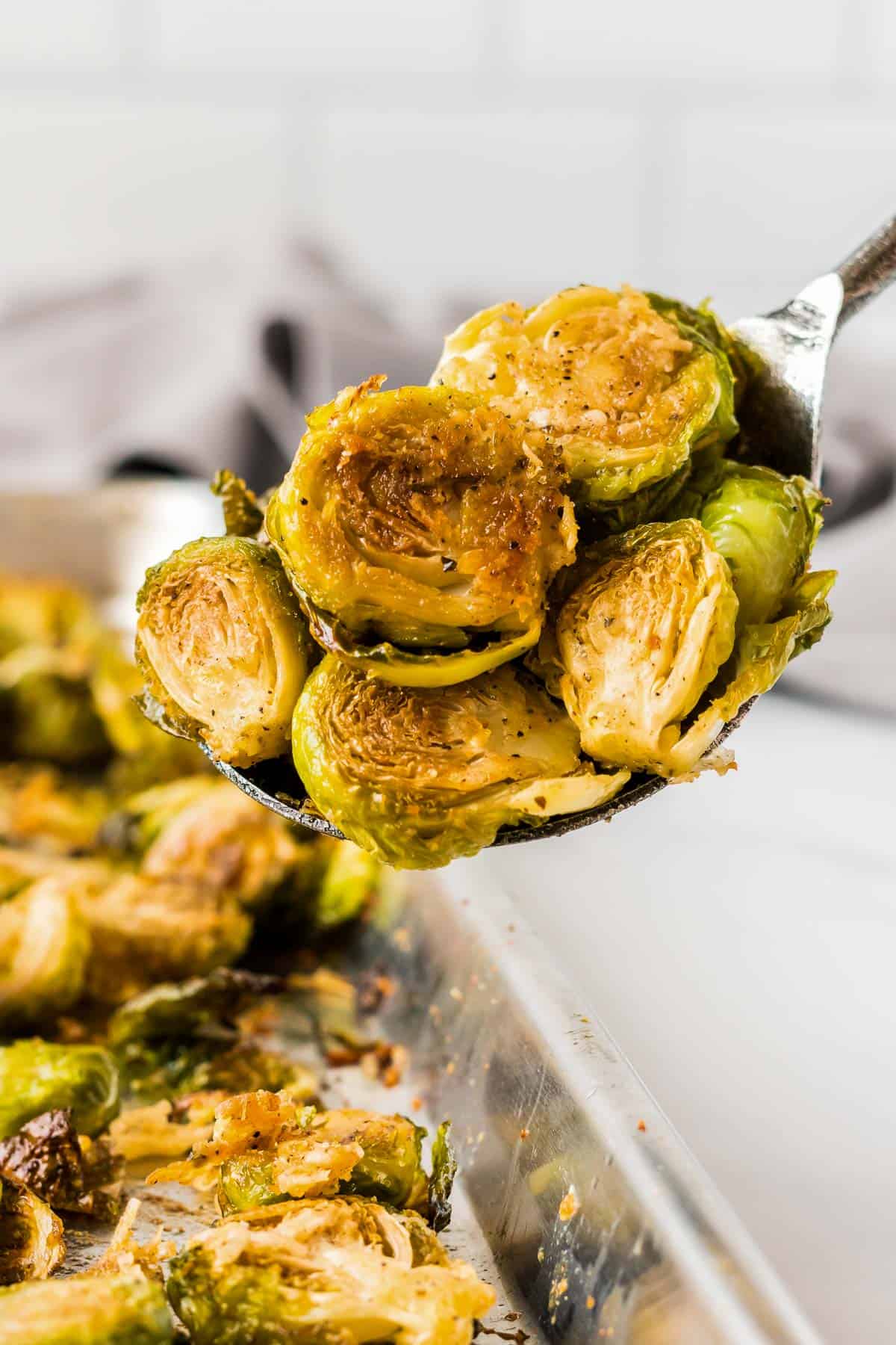 parmesan roasted brussels sprouts