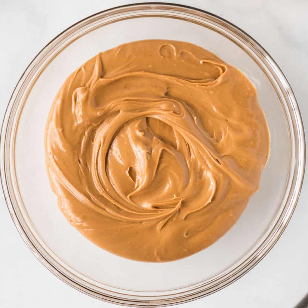 peanut butter in a bowl