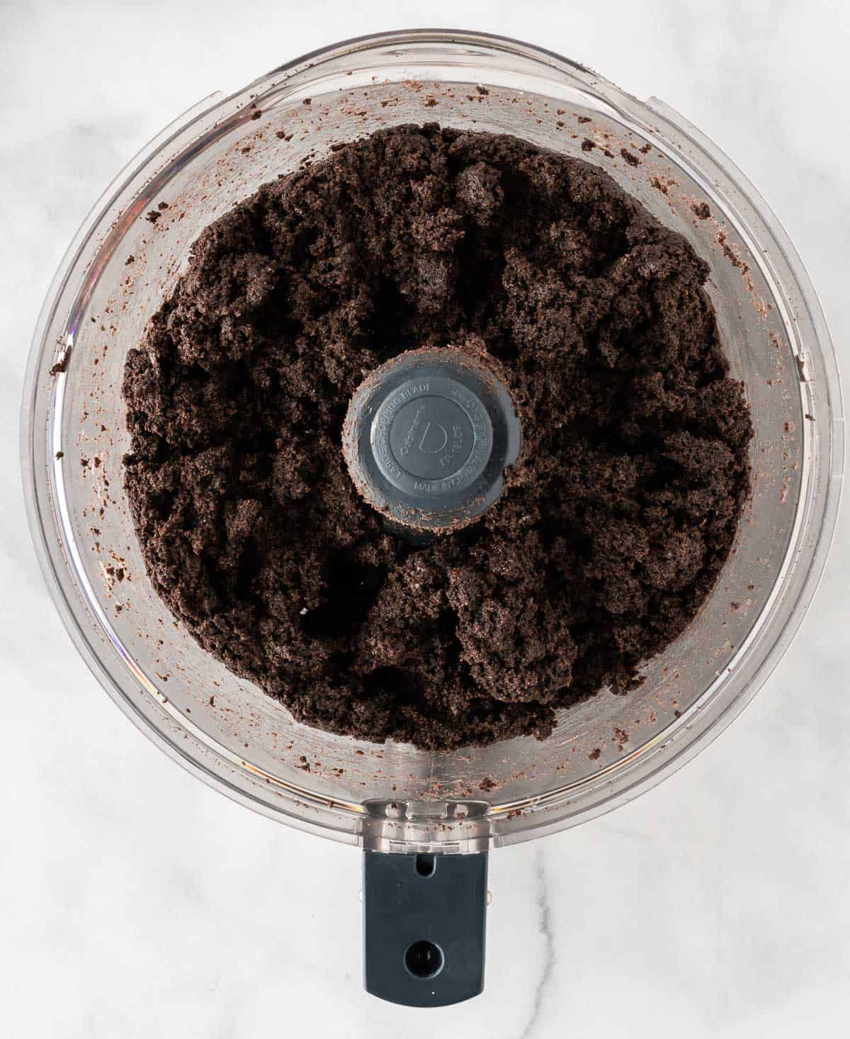 oreo ball batter in a food processor