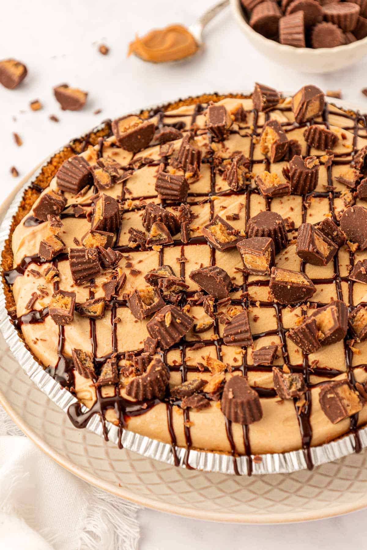 no bake peanut butter pie