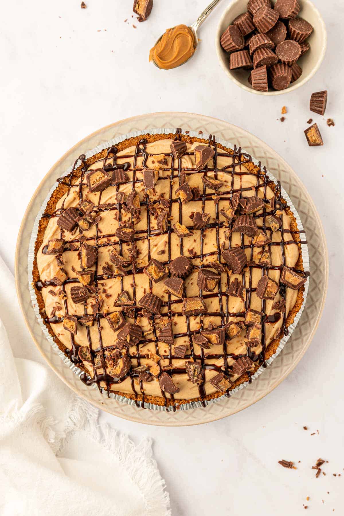 no bake peanut butter pie