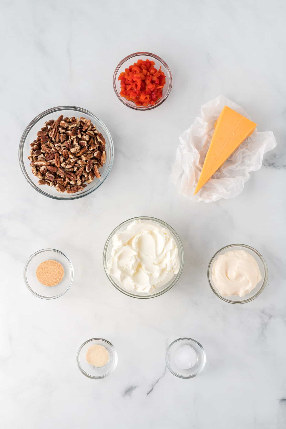 ingredients needed to make a pimento cheese ball