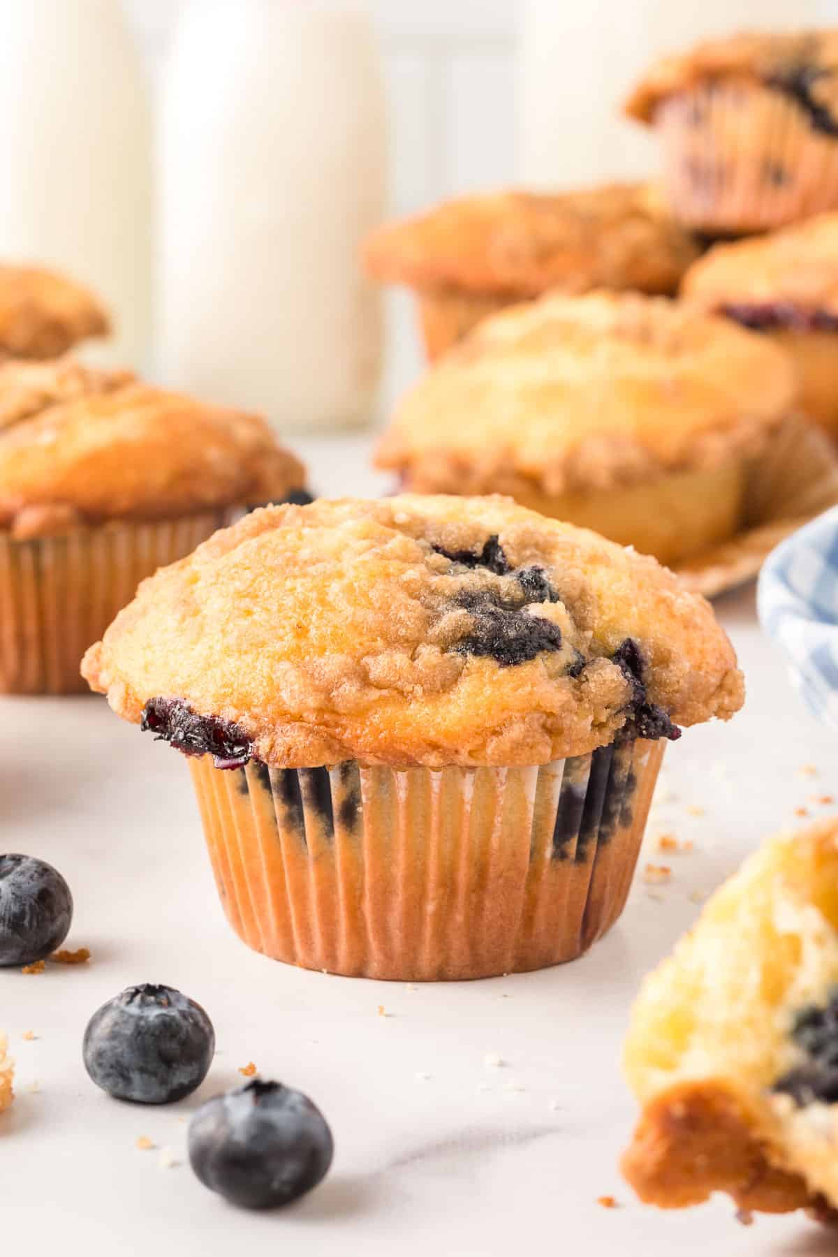 cake mix blueberry muffin