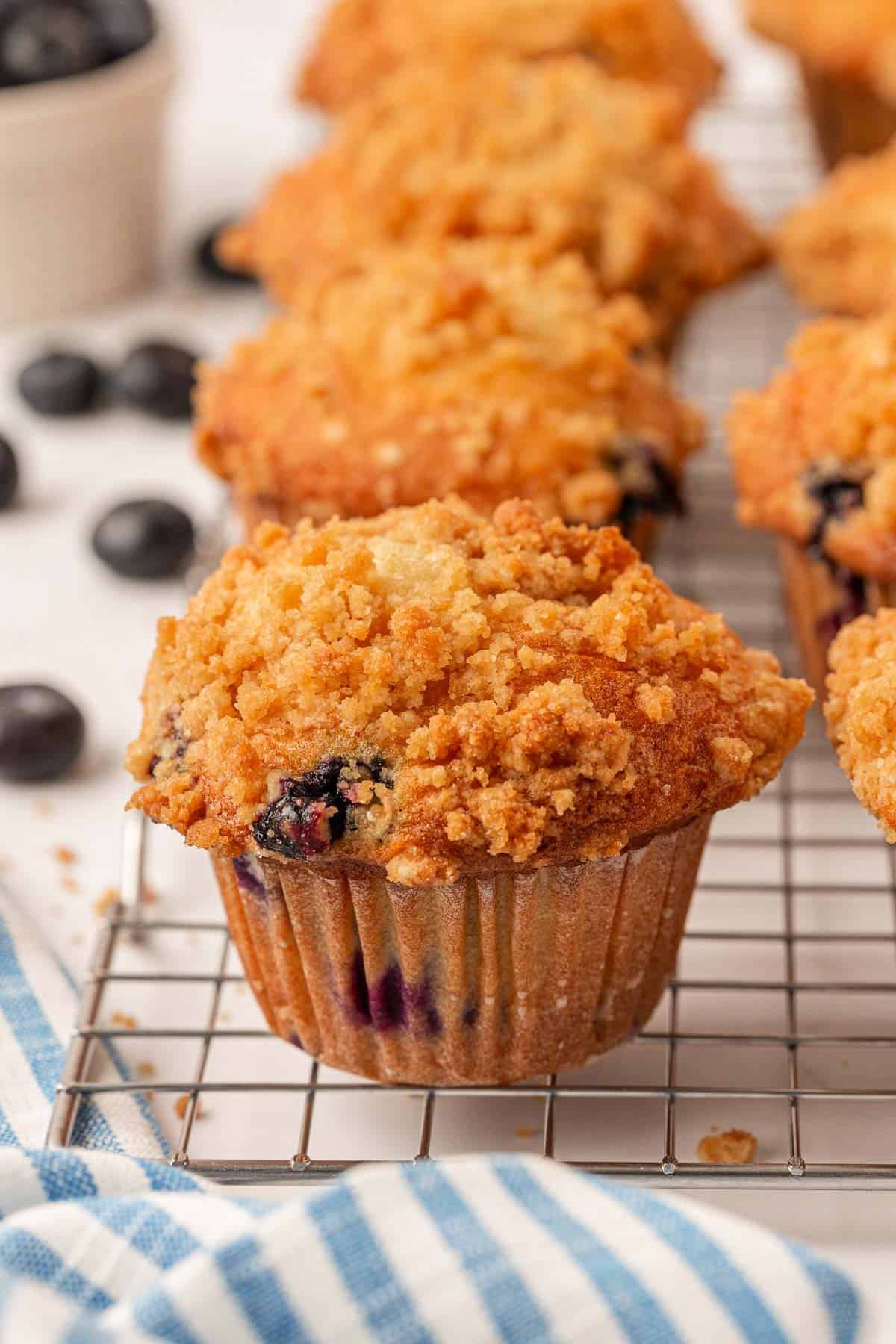 cake mix blueberry muffins