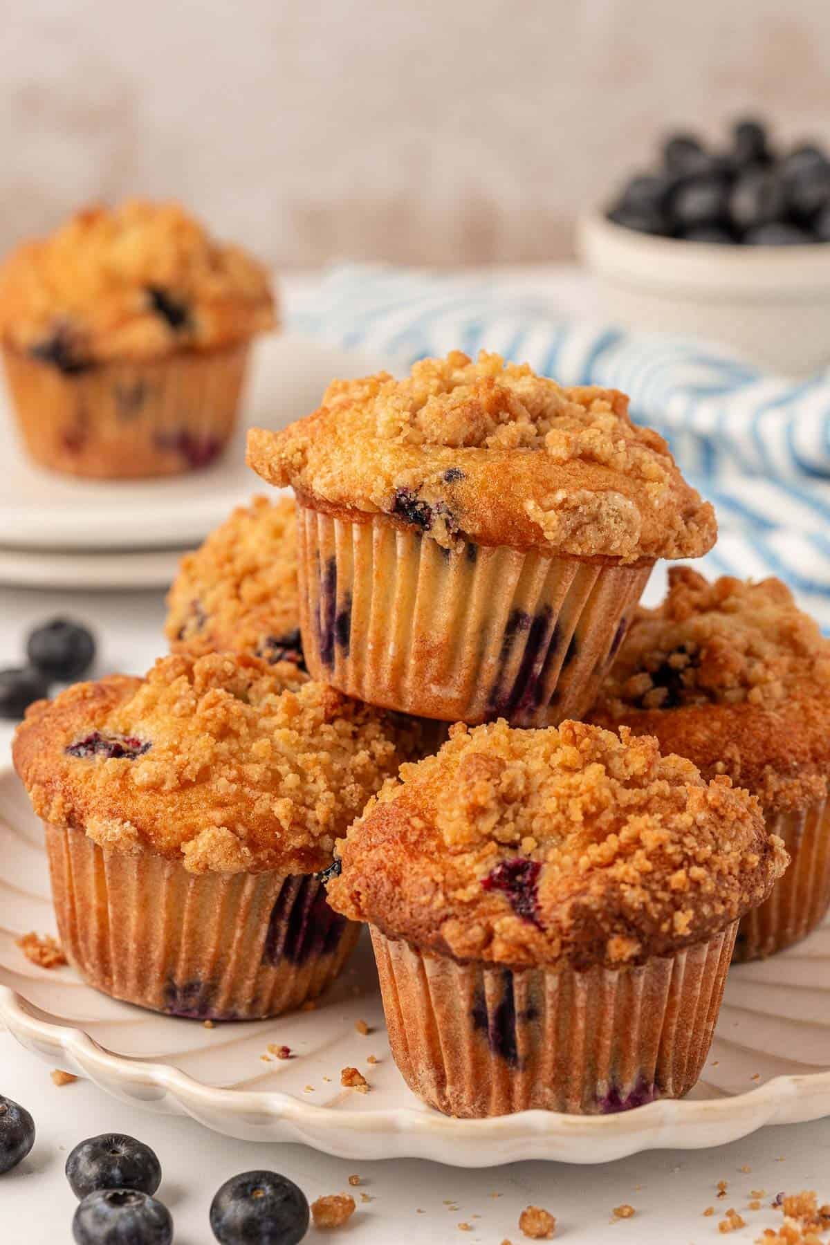 cake mix blueberry muffins