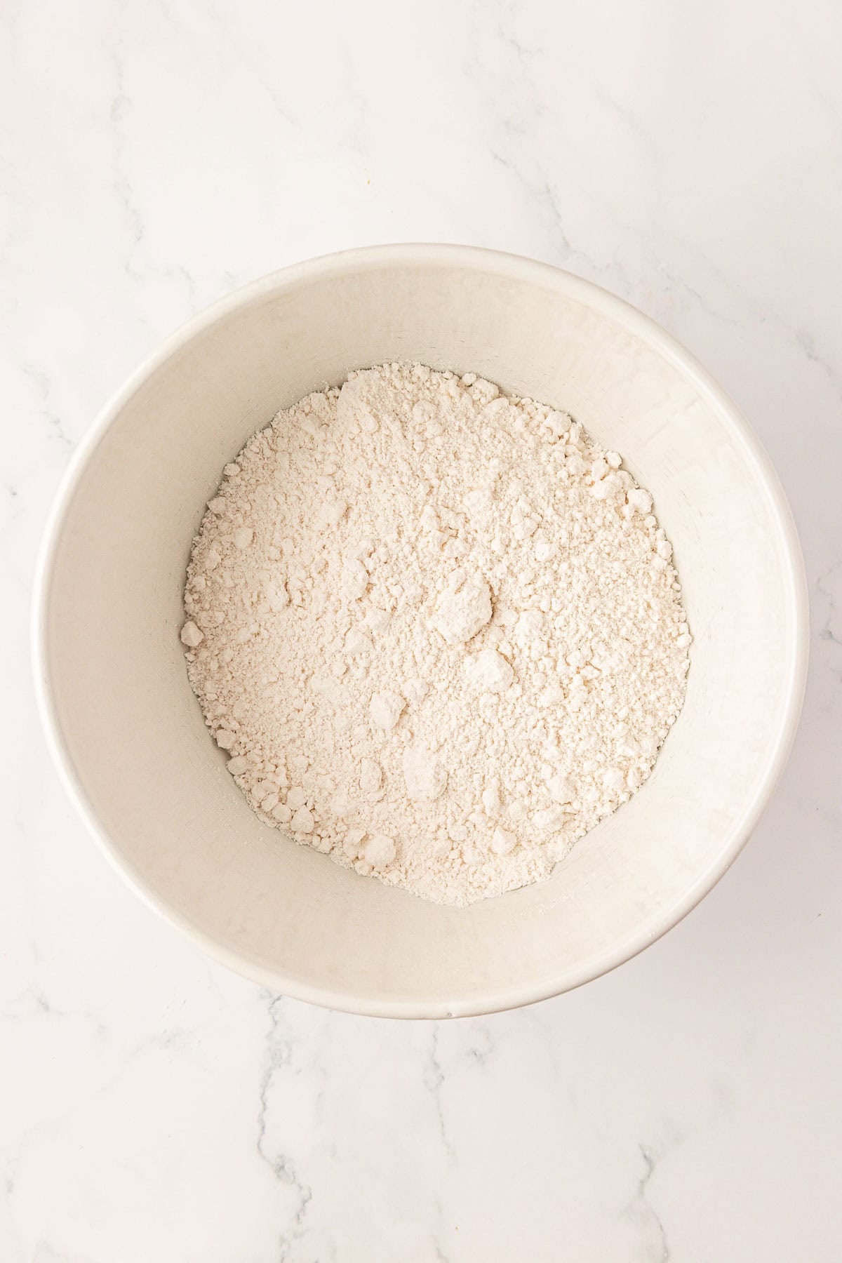 cake mix in a bowl