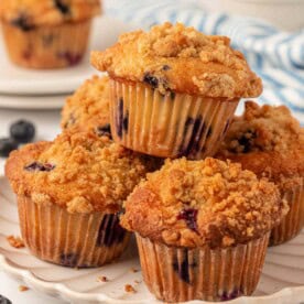 cake mix blueberry muffins