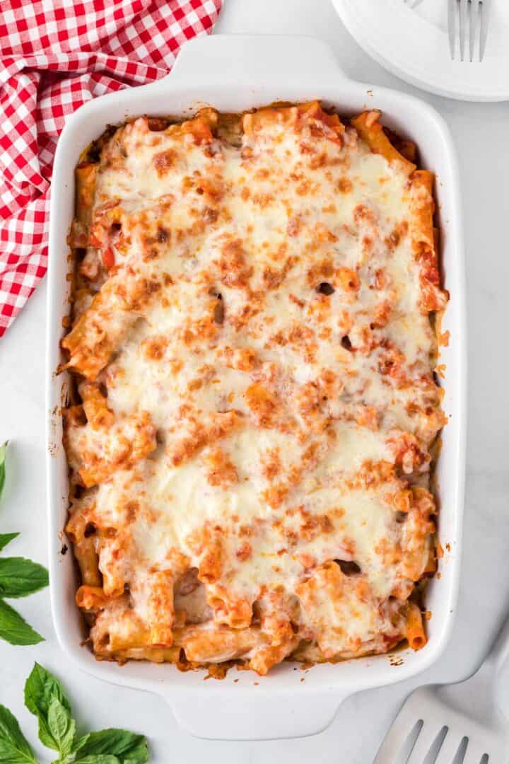 Vegetarian Baked Ziti Build Your Bite