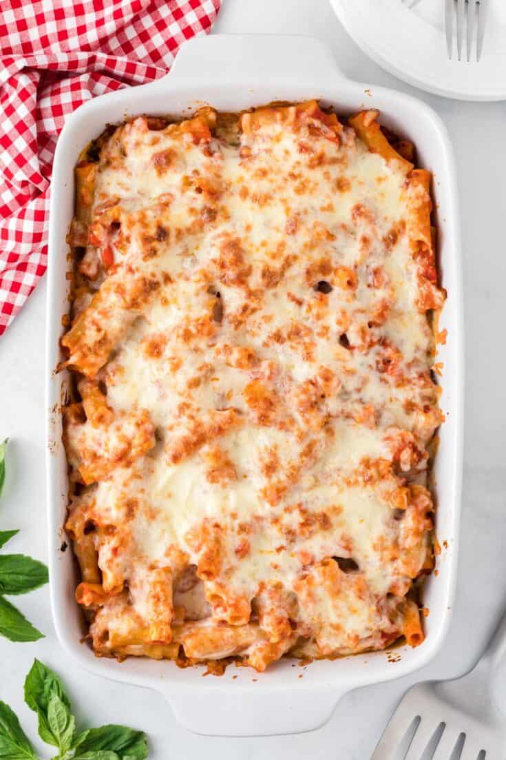 Vegetarian Baked Ziti Build Your Bite