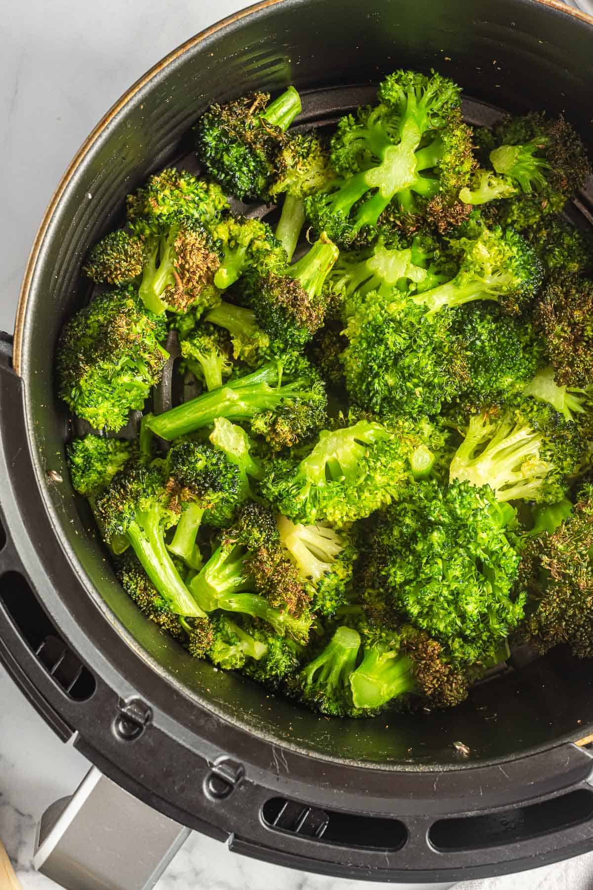 broccoli in the air fryer